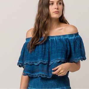 Rip Curl Off-Shoulder Blouse